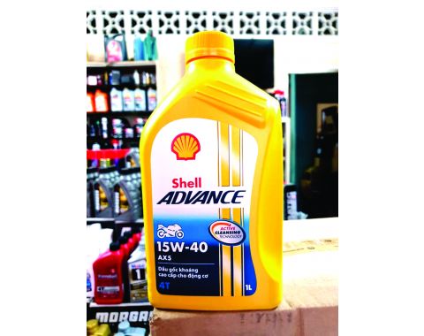 DẦU NHỚT SHELL ADVANCE AX5 15W-40 CHUYÊN CHO XE SỐ