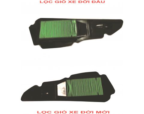 LỌC GIÓ XE VISION ĐỜI DẦU VÀ ĐỜI MỚI